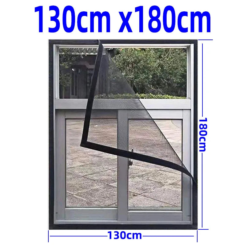 Mosquitera para ventana ajustable | Protección antimosquitos lavable