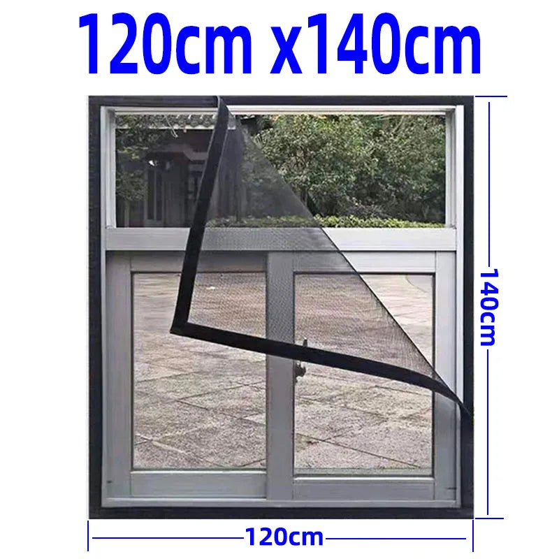 Mosquitera para ventana ajustable | Protección antimosquitos lavable