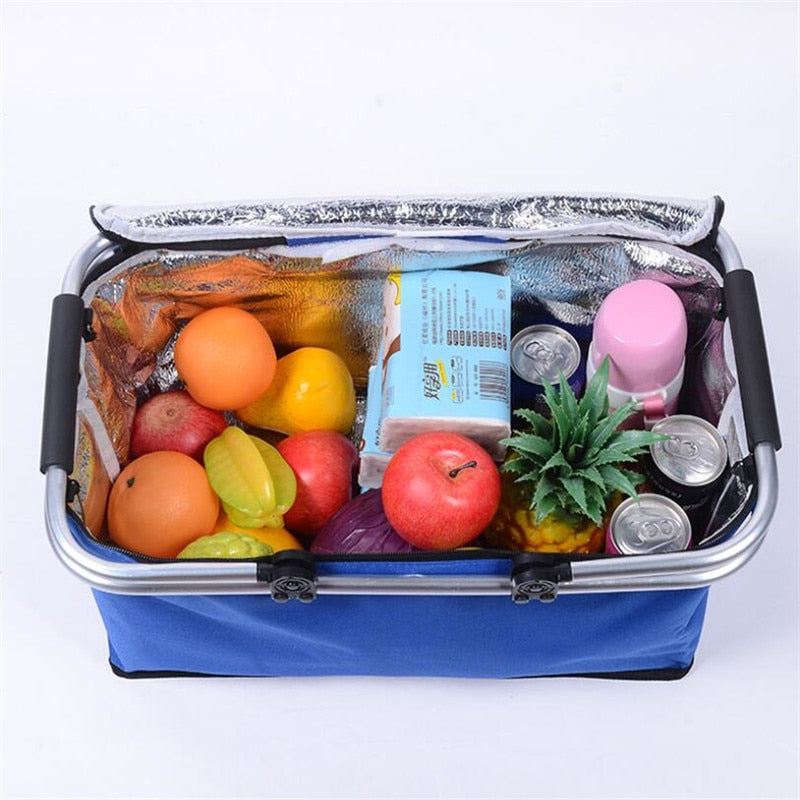Nevera portátil plegable | Bolsa térmica para camping y viajes