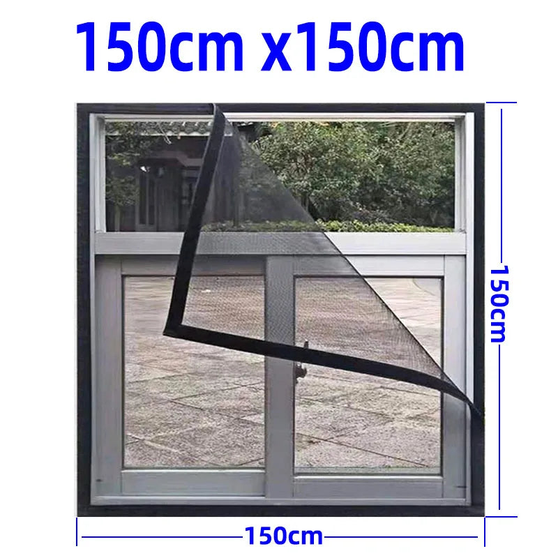 Mosquitera para ventana ajustable | Protección antimosquitos lavable