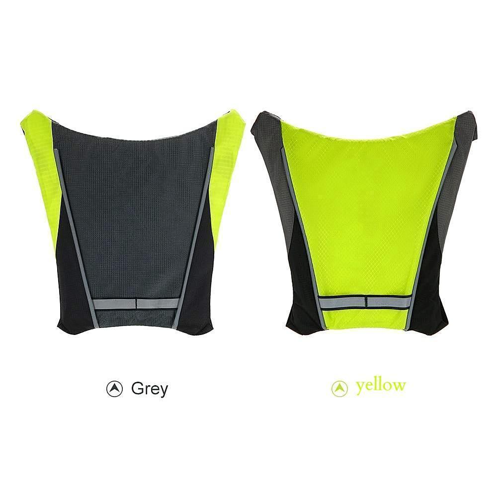 Dmax | Chaleco LED reflectante de seguridad para ciclismo con señal de giro, impermeable para exteriores