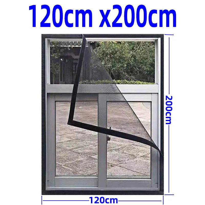 Mosquitera para ventana ajustable | Protección antimosquitos lavable