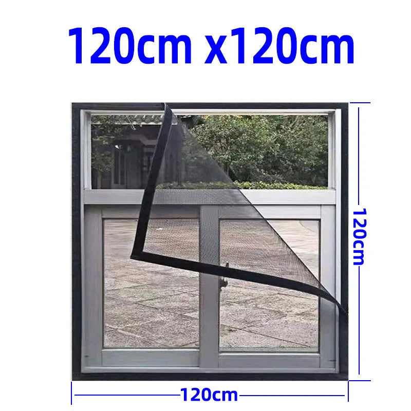 Mosquitera para ventana ajustable | Protección antimosquitos lavable