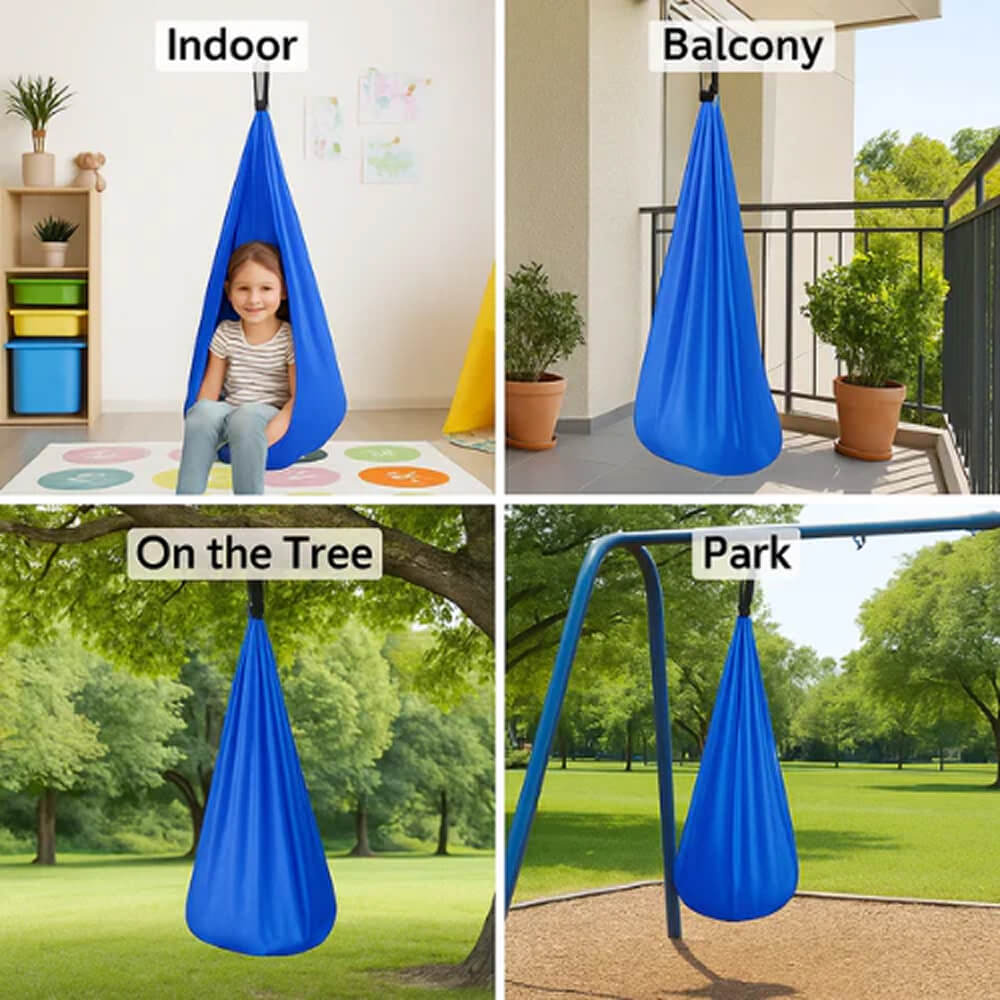 Columpio sensorial terapéutico para autismo – Hamaca para interior y exterior
