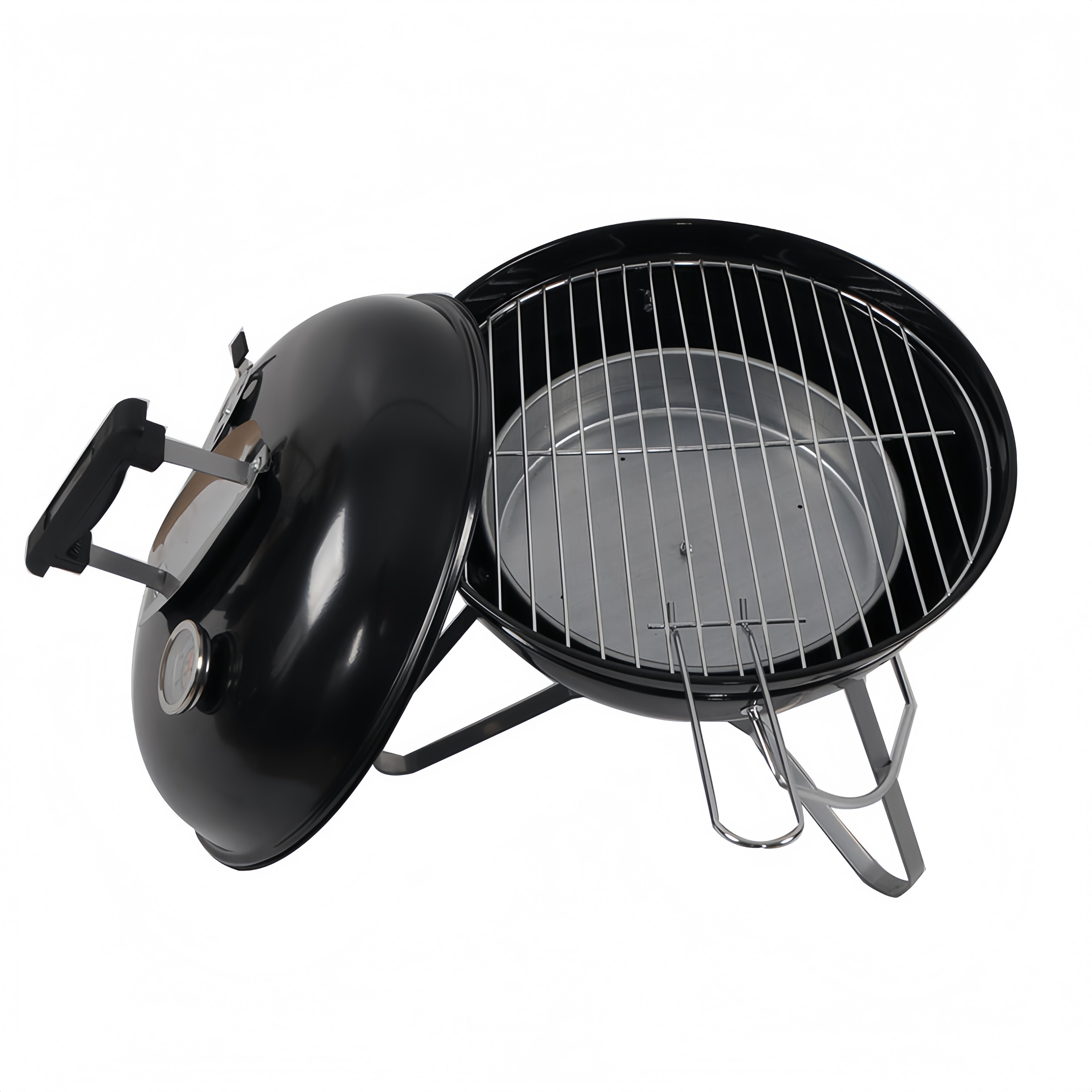 Barbacoa de carbón portátil KETTLE Calora - Formato compacto 31,5 cm con tapa