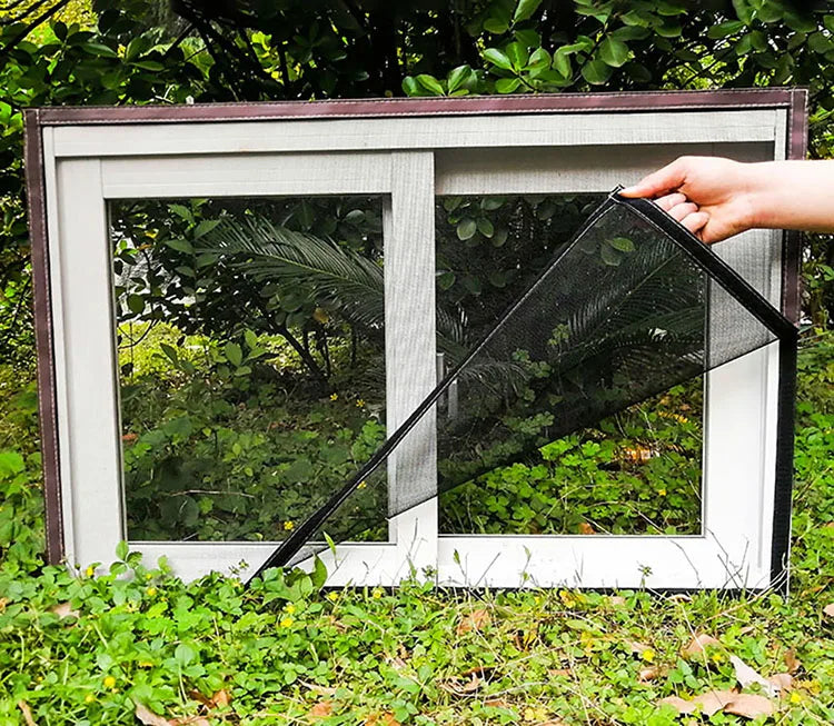 Mosquitera para ventana ajustable | Protección antimosquitos lavable
