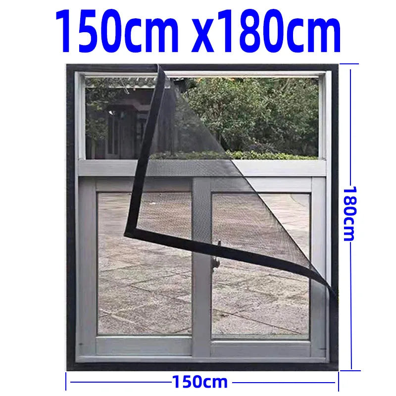 Mosquitera para ventana ajustable | Protección antimosquitos lavable