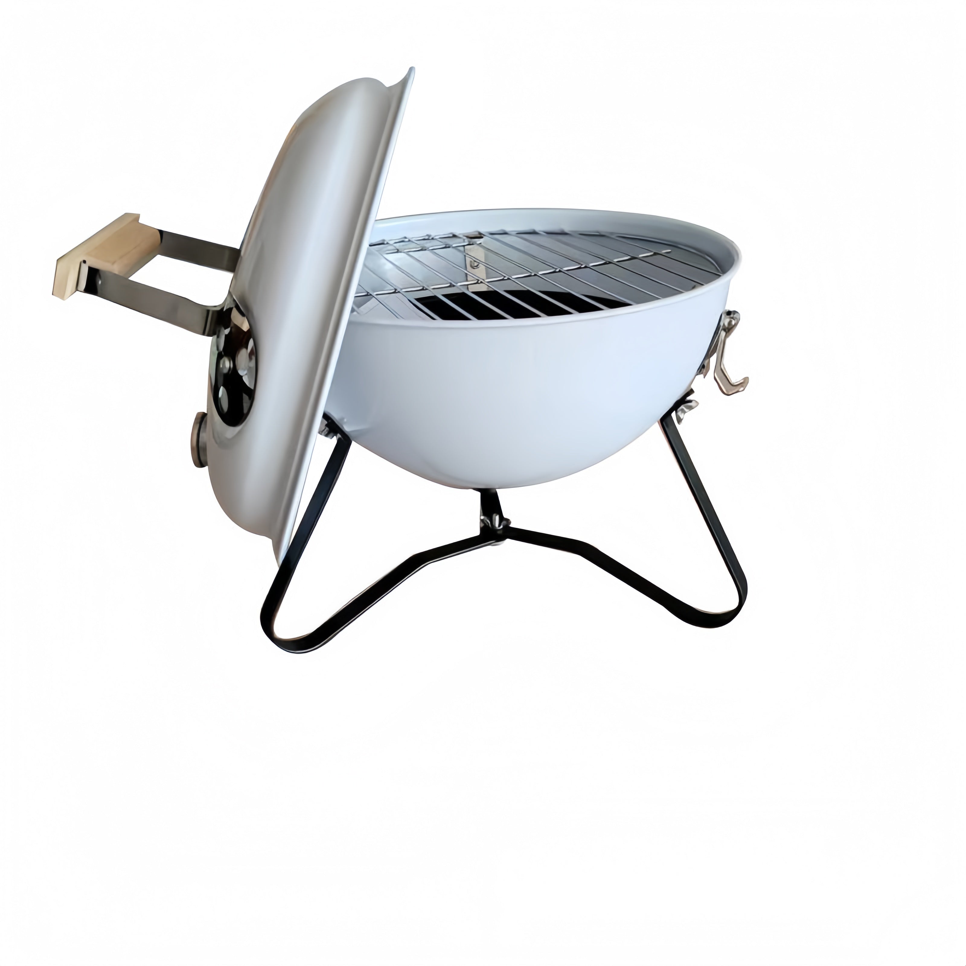 Barbacoa de carbón portátil KETTLE Calora - Formato compacto 31,5 cm con tapa
