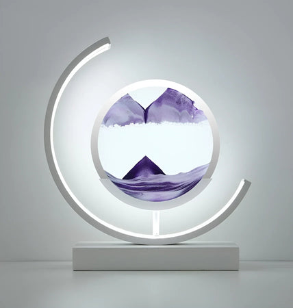 Sandscape - Lámpara LED de arena líquida Luz nocturna 3D de arenas movedizas