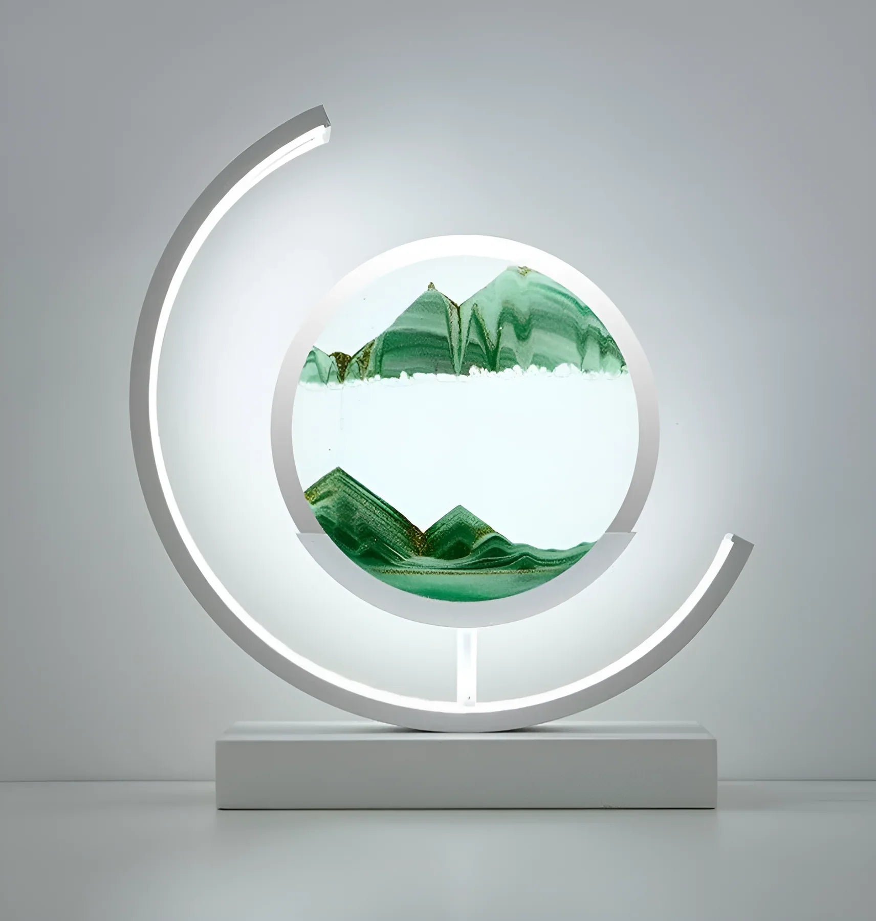 Sandscape - Lámpara LED de arena líquida Luz nocturna 3D de arenas movedizas