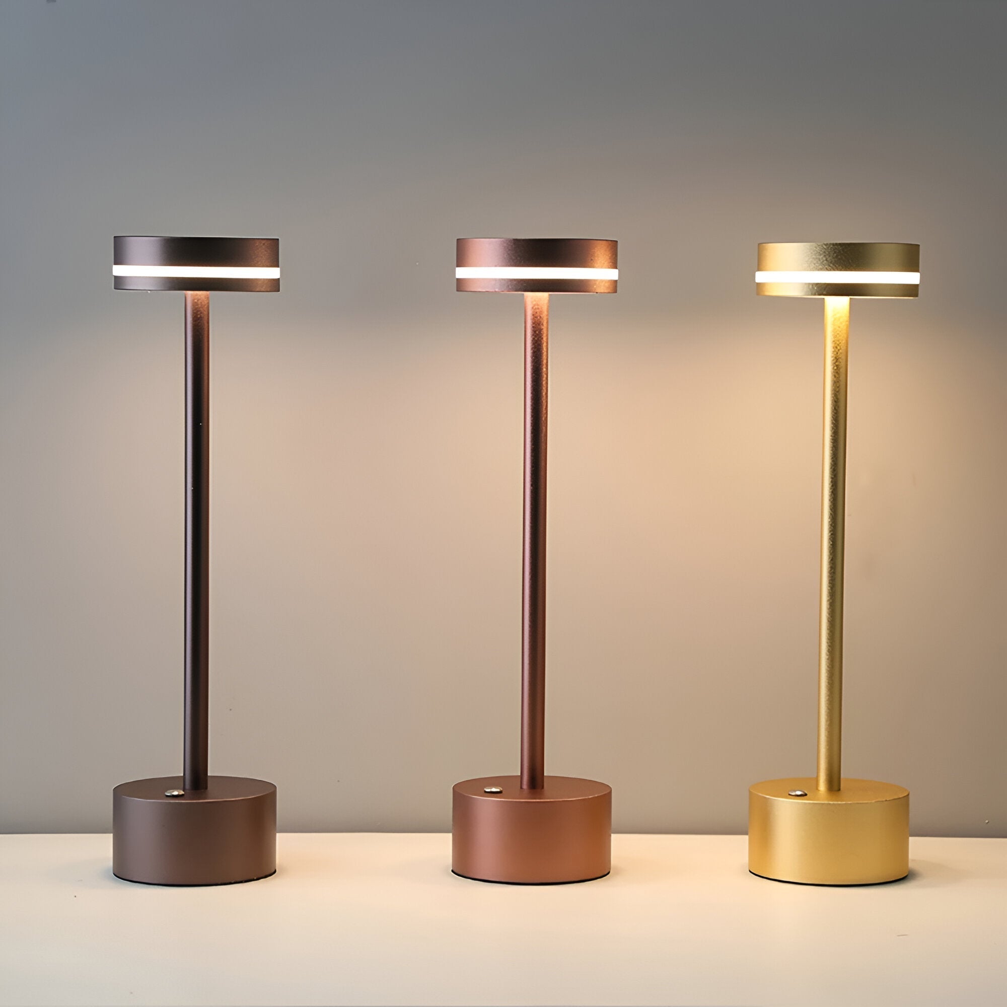 Mantle Touch - Lámpara de escritorio portátil y recargable - Luz regulable