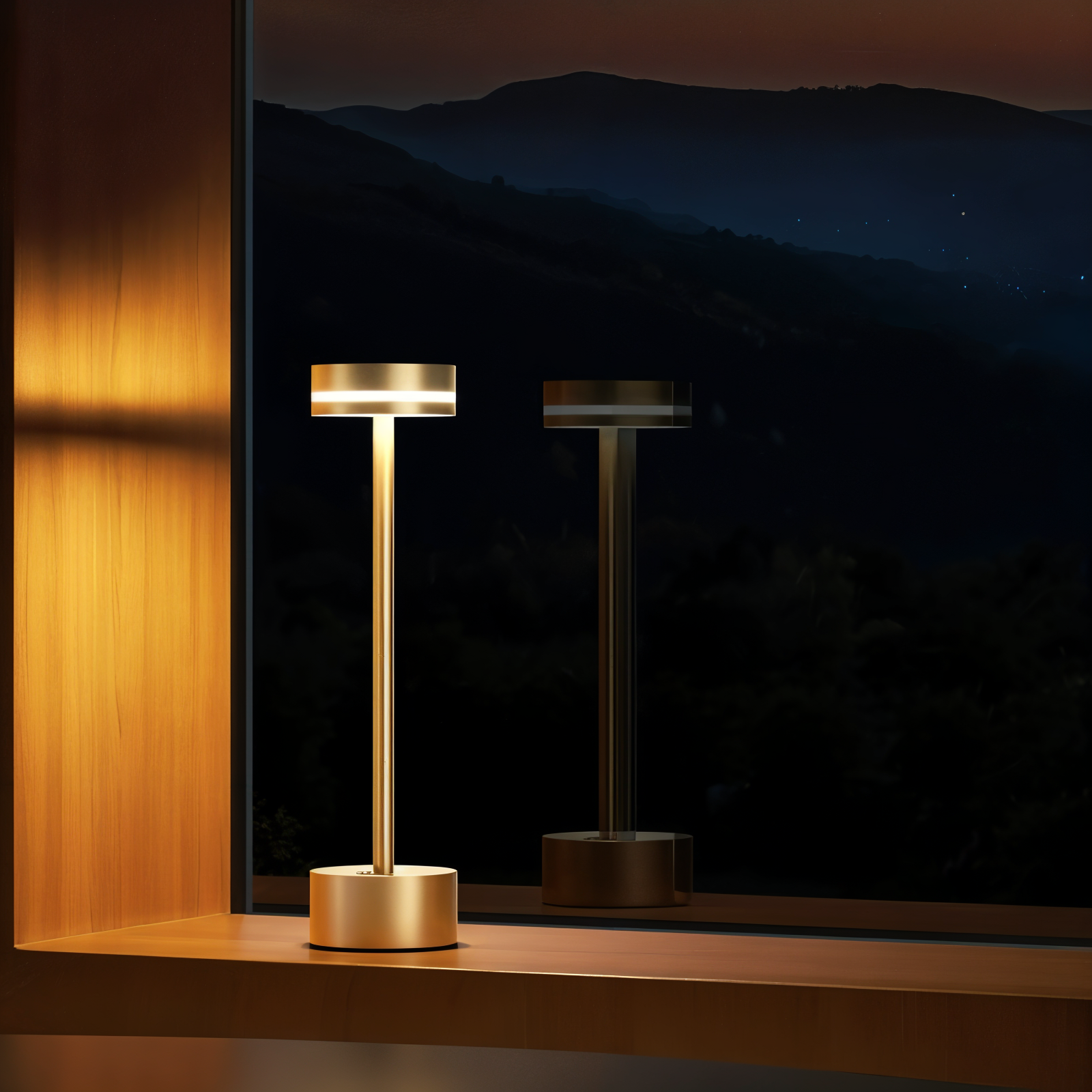 Mantle Touch - Lámpara de escritorio portátil y recargable - Luz regulable