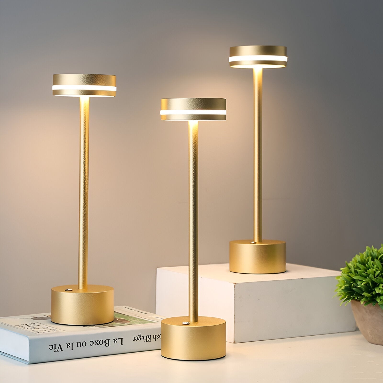 Mantle Touch - Lámpara de escritorio portátil y recargable - Luz regulable