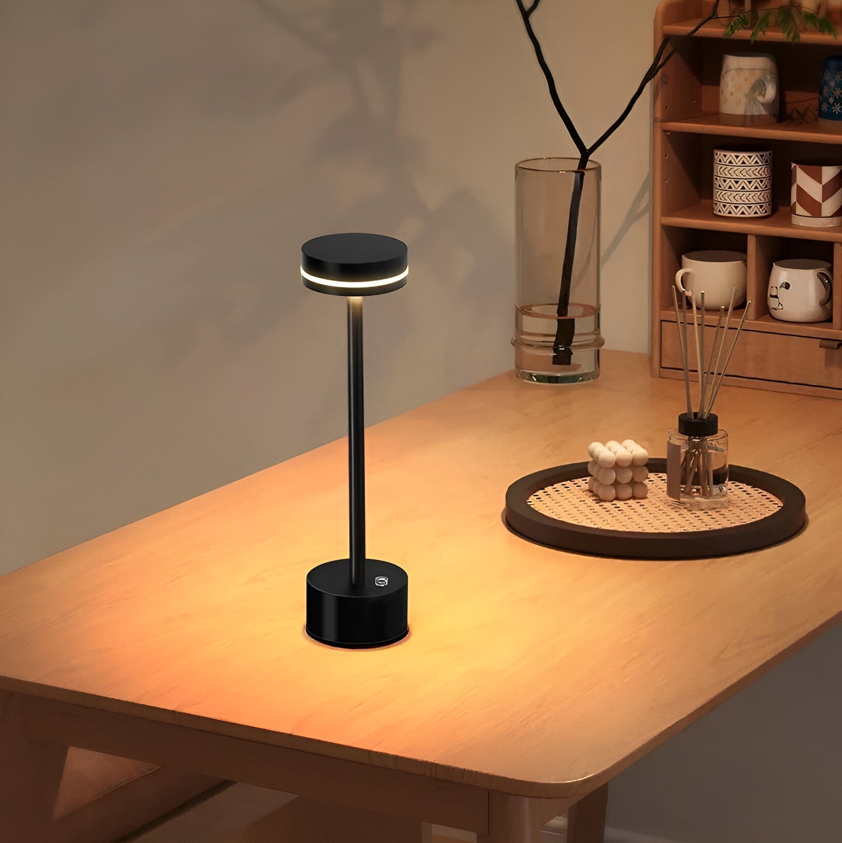 Mantle Touch - Lámpara de escritorio portátil y recargable - Luz regulable