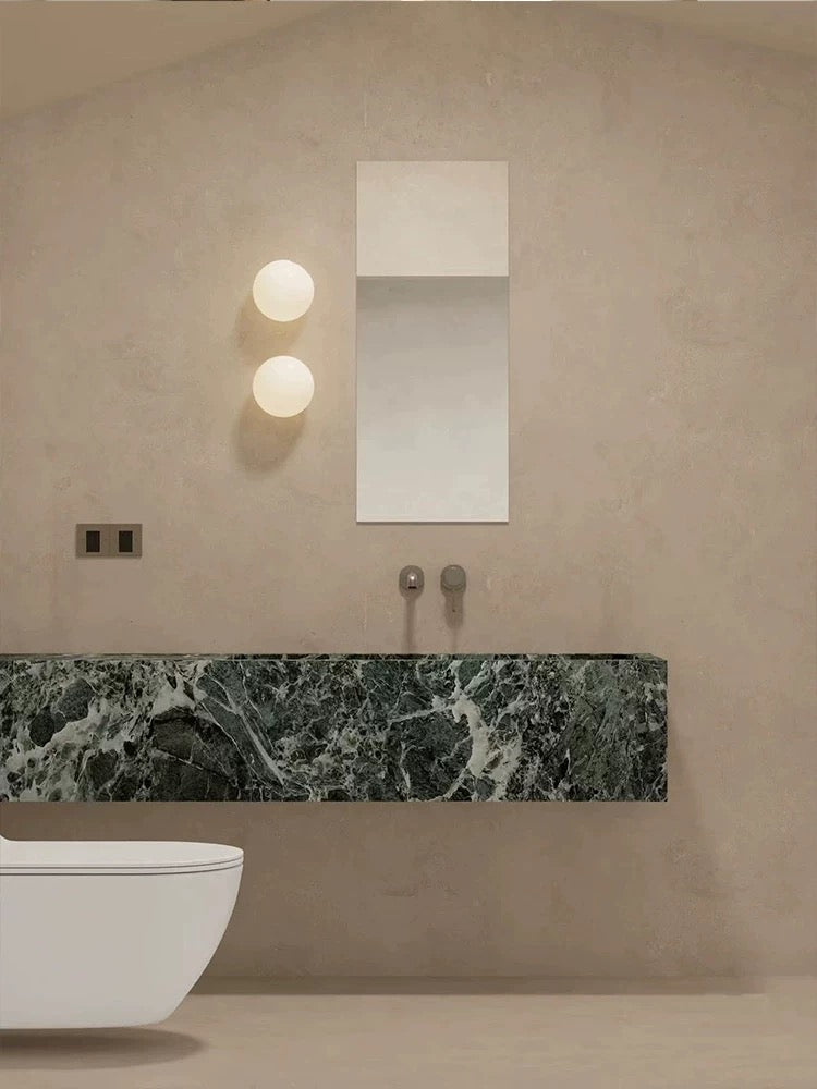 Aplique de Pared LED en Vidrio Mate Minimalista