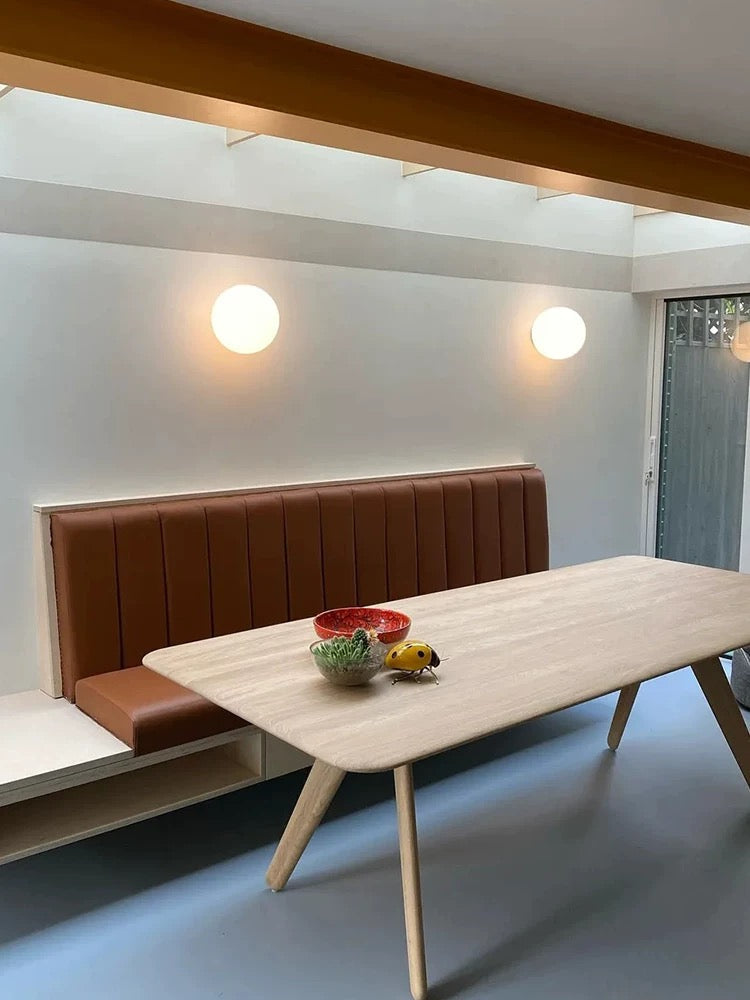 Aplique de Pared LED en Vidrio Mate Minimalista
