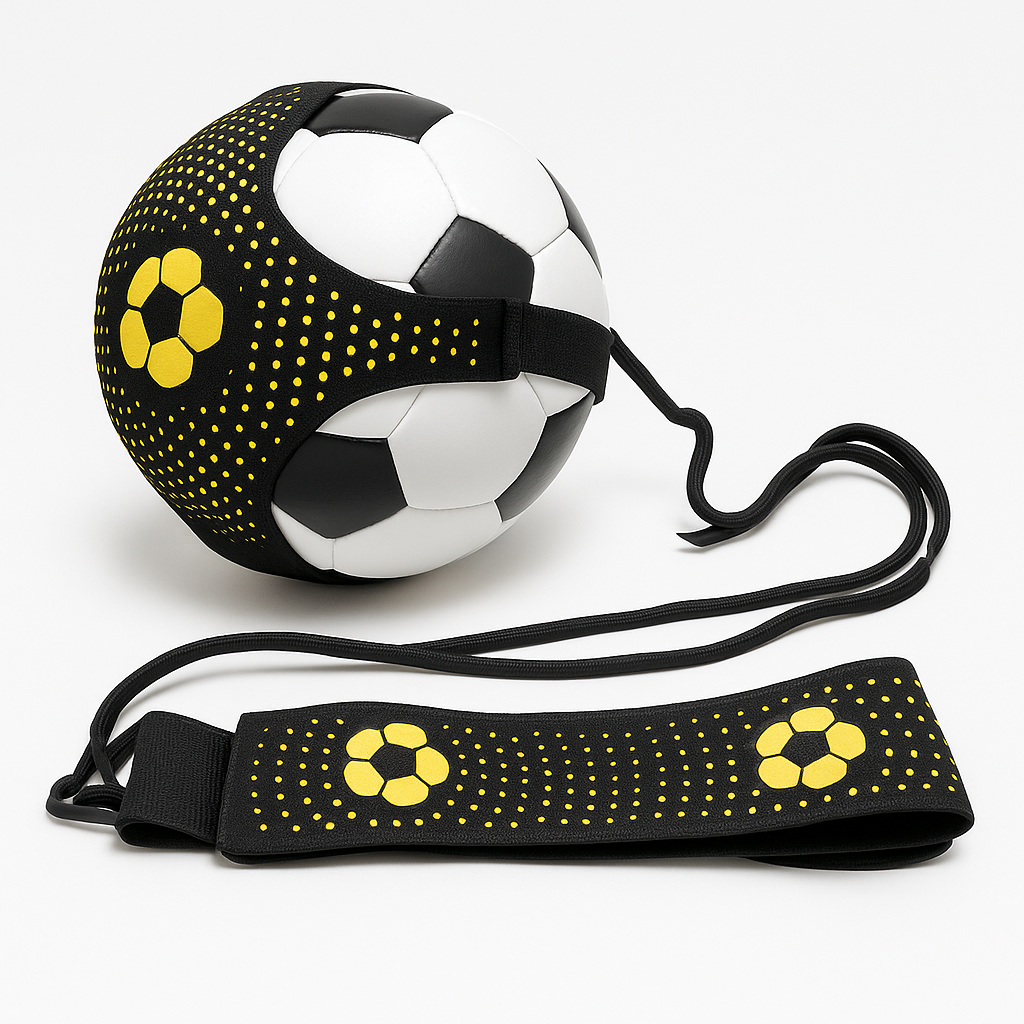 Cinturón de rebote para entrenamiento de fútbol para niños - Práctica de pases en solitario