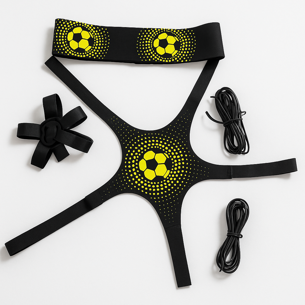 Cinturón de rebote para entrenamiento de fútbol para niños - Práctica de pases en solitario