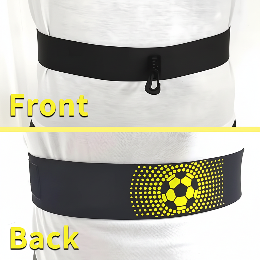 Cinturón de rebote para entrenamiento de fútbol para niños - Práctica de pases en solitario