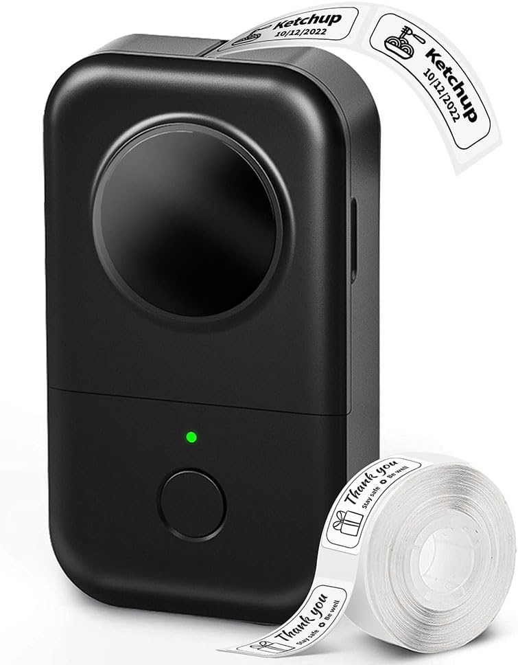 Etiquetadora Bluetooth con impresión térmica, impresora mini para el hogar y la oficina