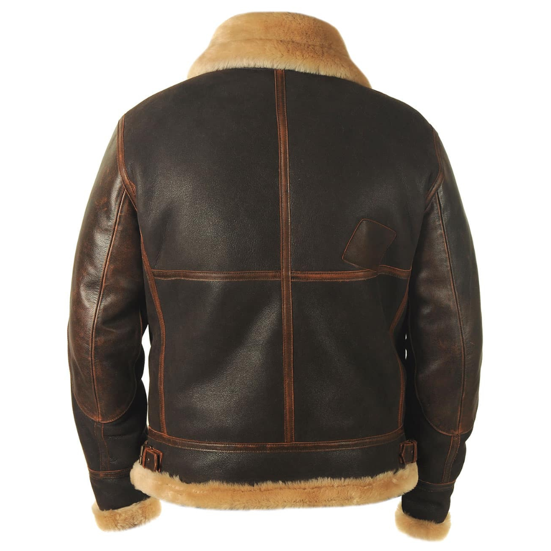 Chaqueta Bomber para Hombre con Forro de Felpa y Cuello