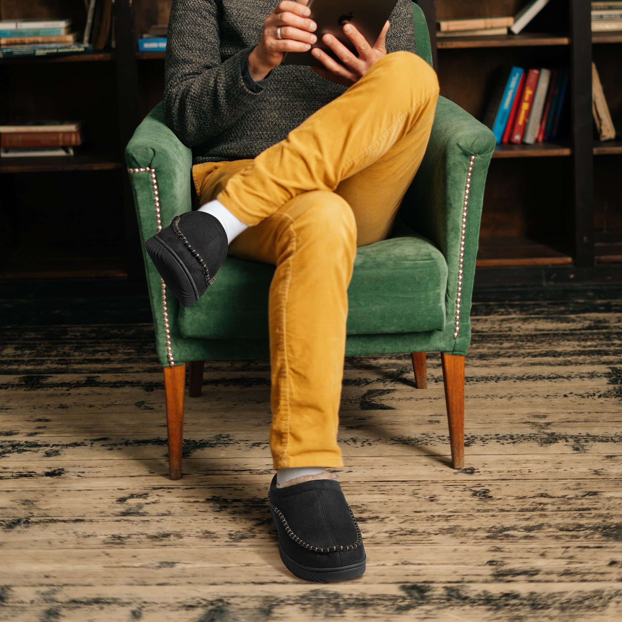 Pantuflas Ortopédicas para Hombre – Diseño Suave con Soporte de Arco