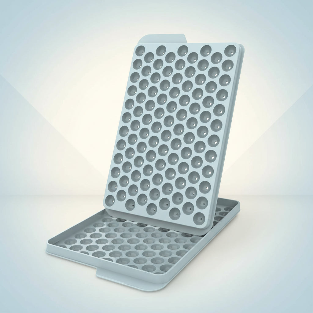 Molde de silicona mini para bolas de hielo redondas, bandeja para cubitos de hielo y botellas