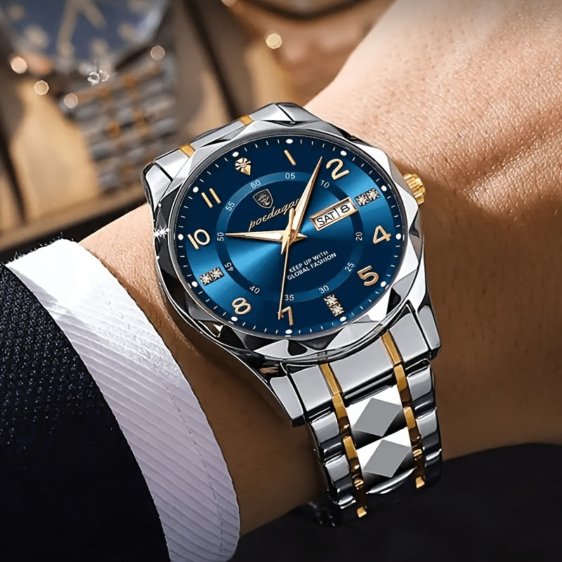 Reloj Deportivo Multifunción para Hombre – Titanio