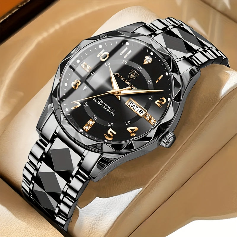 Reloj Deportivo Multifunción para Hombre – Titanio
