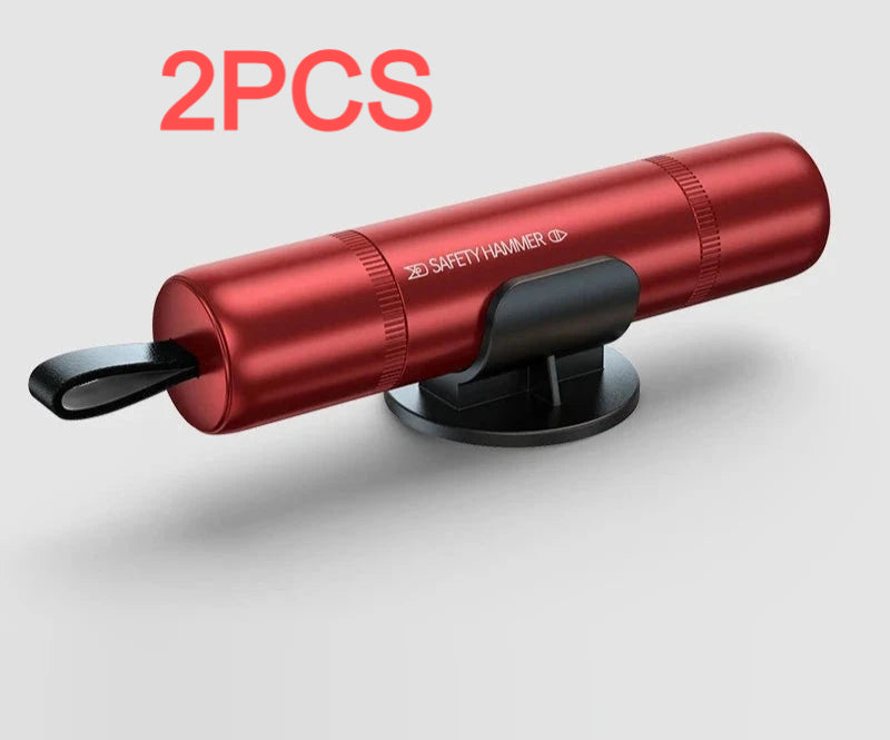 Dmax | Martillo de seguridad multifuncional para automóvil 2 piezas