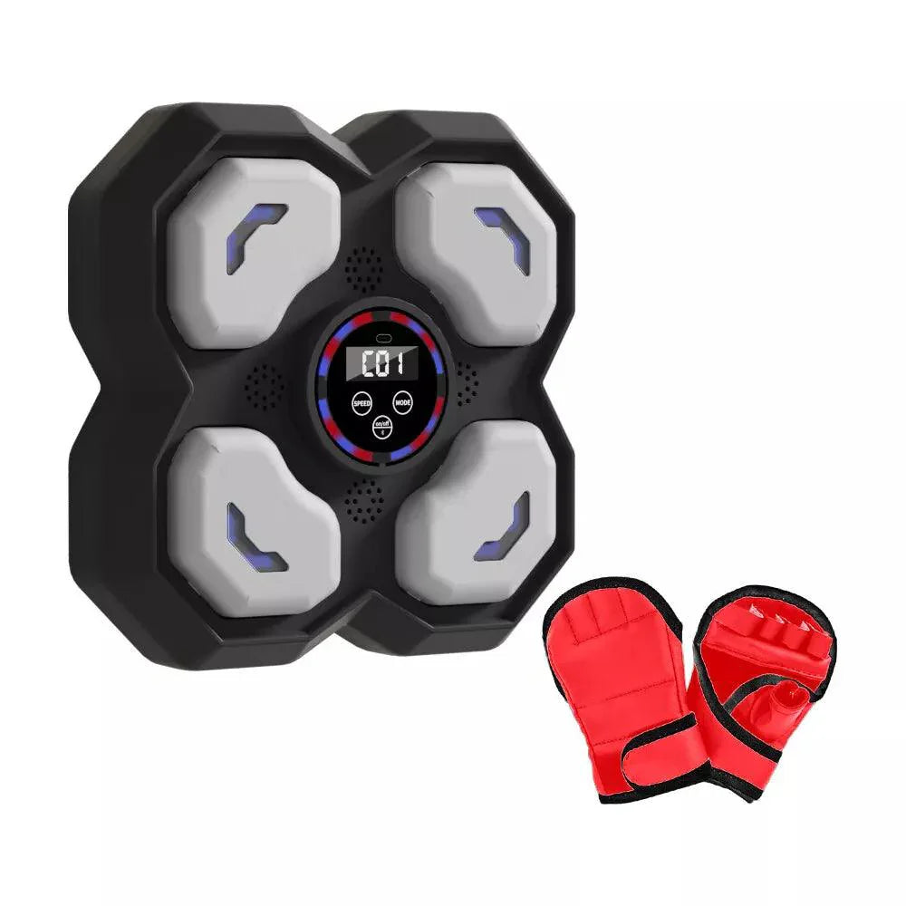 Máquina de Boxeo Musical – Dispositivo de Boxeo Mural con Bluetooth, LED y Entrenamiento Reactivo