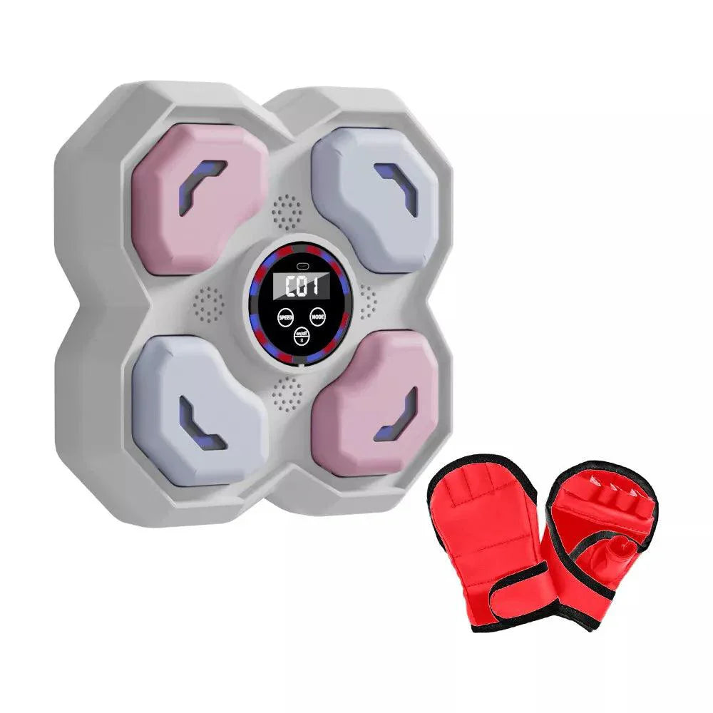 Máquina de Boxeo Musical – Dispositivo de Boxeo Mural con Bluetooth, LED y Entrenamiento Reactivo