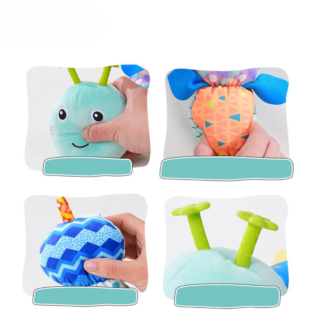 Oruga Musical para Bebés – Peluche Interactivo para el Desarrollo Sensorial y las Habilidades Motoras