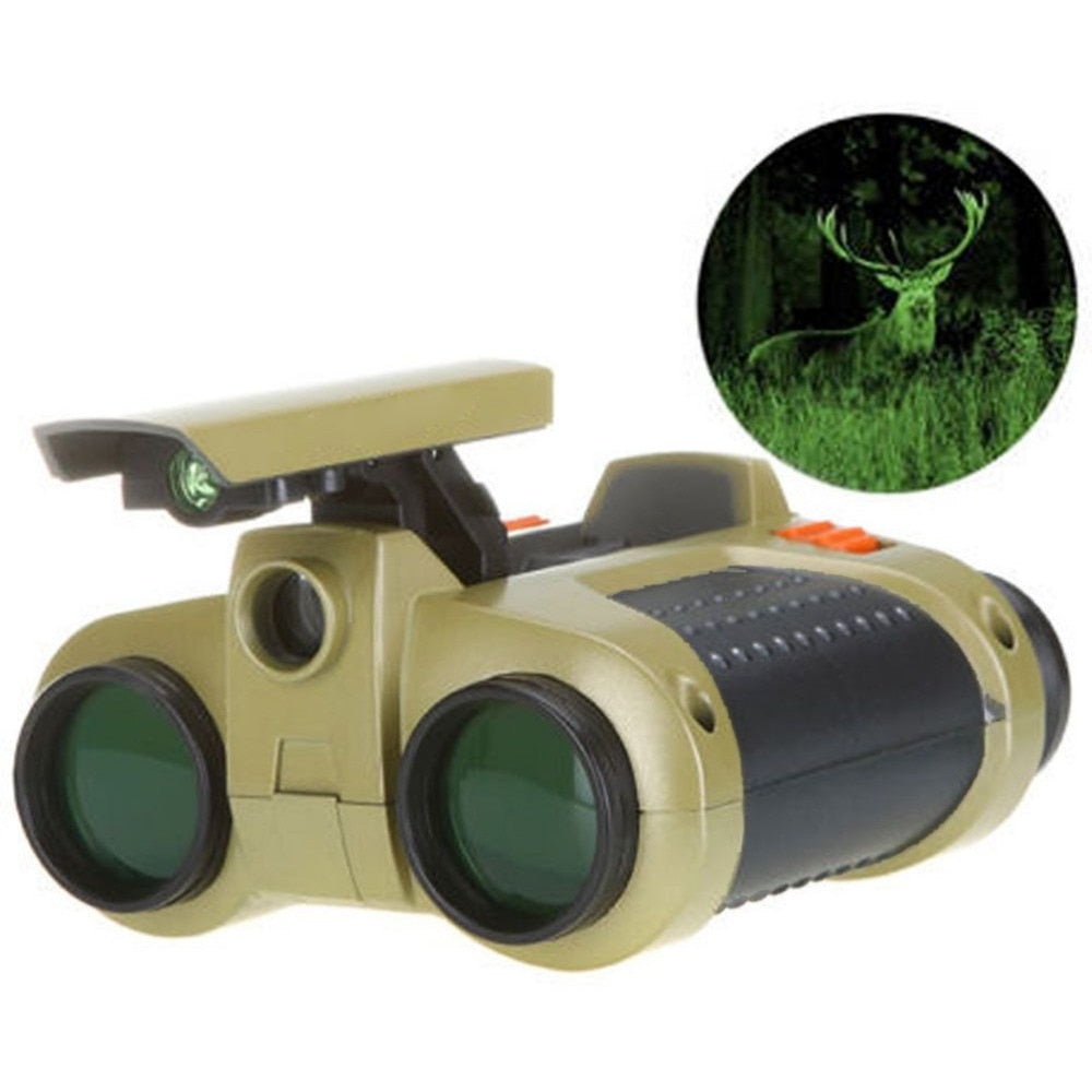 Prismáticos AdventureSeek con Visión Nocturna para Niños – Ideales para juegos al aire libre, observación de animales y exploración