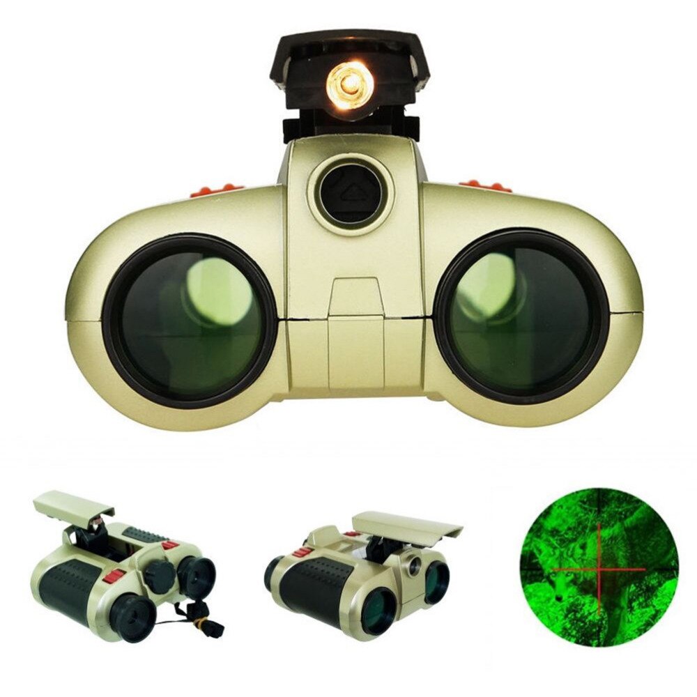Prismáticos AdventureSeek con Visión Nocturna para Niños – Ideales para juegos al aire libre, observación de animales y exploración