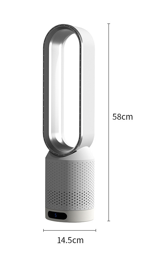AirPure Enfriador de aire 3 en 1, purificador de aire UV e ionizador