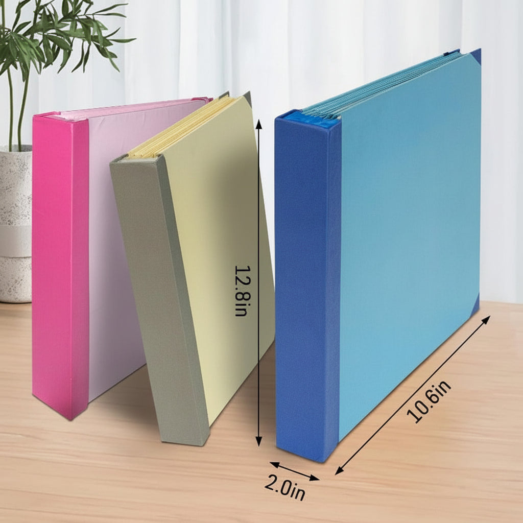 Organizador de anillas rosa – kit de carpetas para documentos del hogar