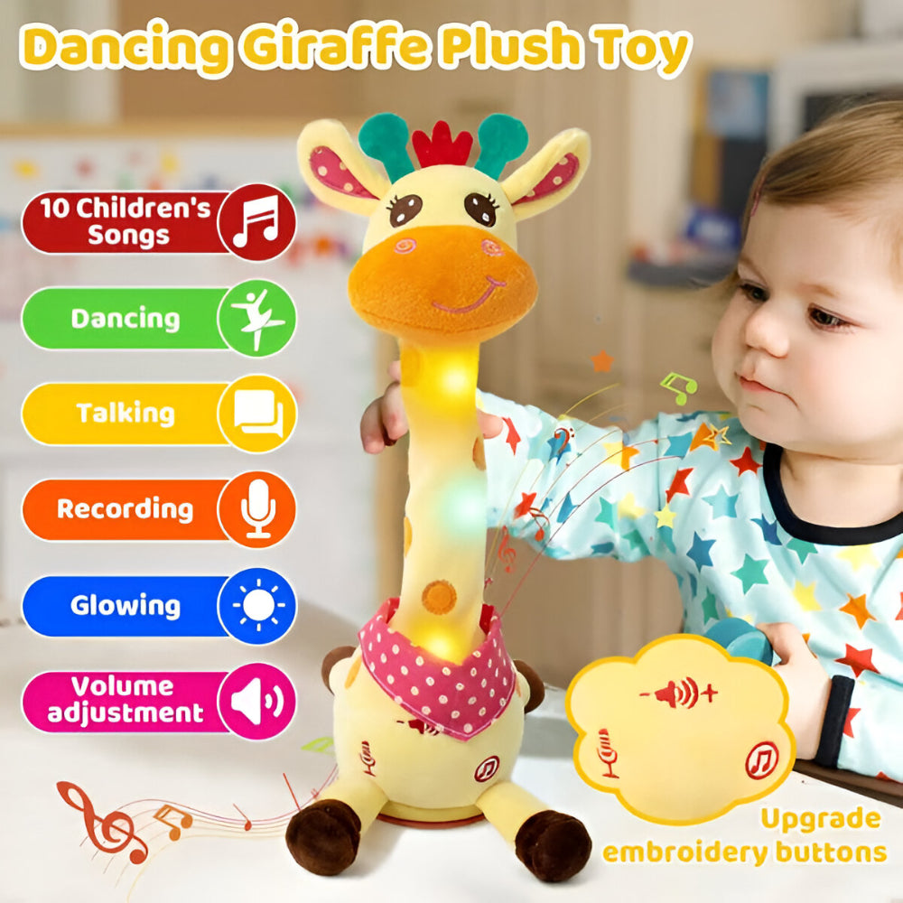 Peluche Jirafa Interactiva Cantante – Compañera Musical para Niños