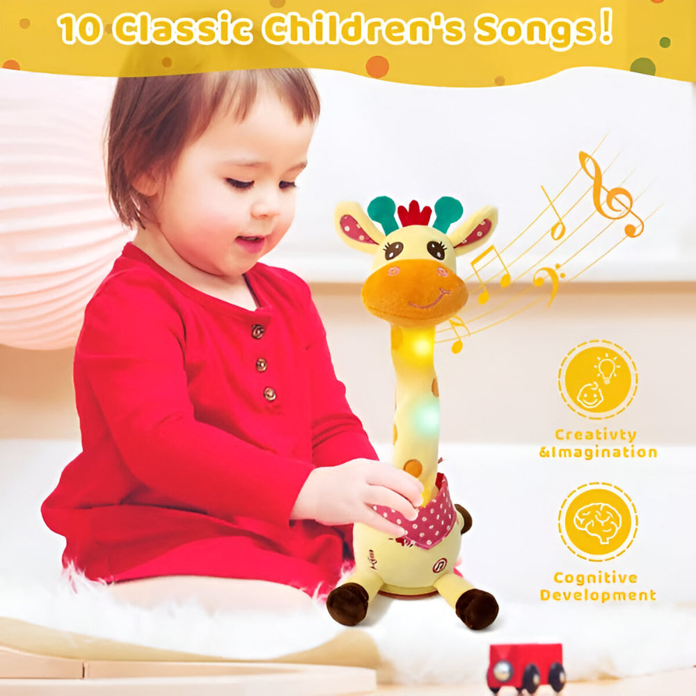 Peluche Jirafa Interactiva Cantante – Compañera Musical para Niños
