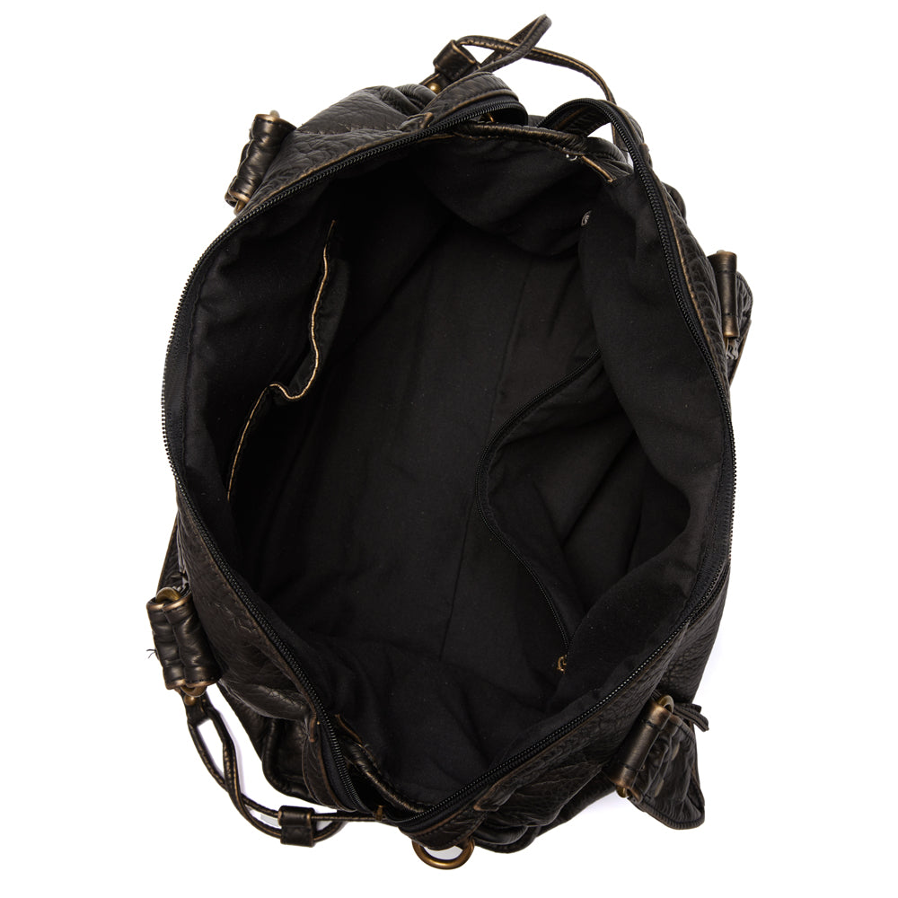 Bolso de Mano Negro para Clases – RACHEL
