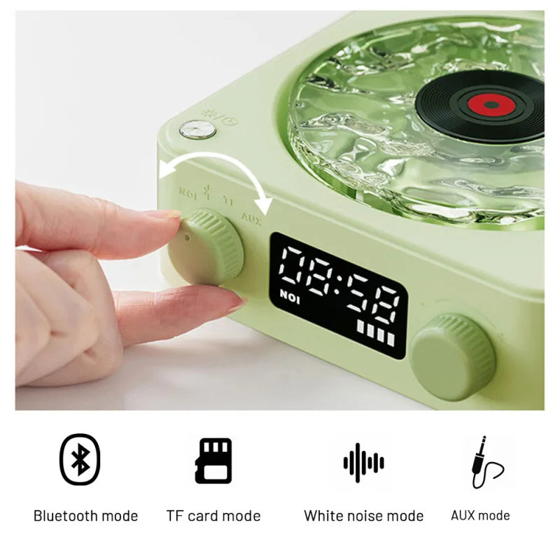Lámpara retro de proyección de audio