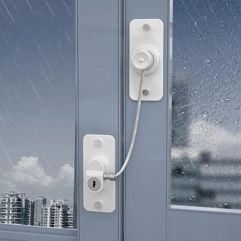 Dmax | Cerradura de seguridad con protección por contraseña para ventanas y puertas del hogar