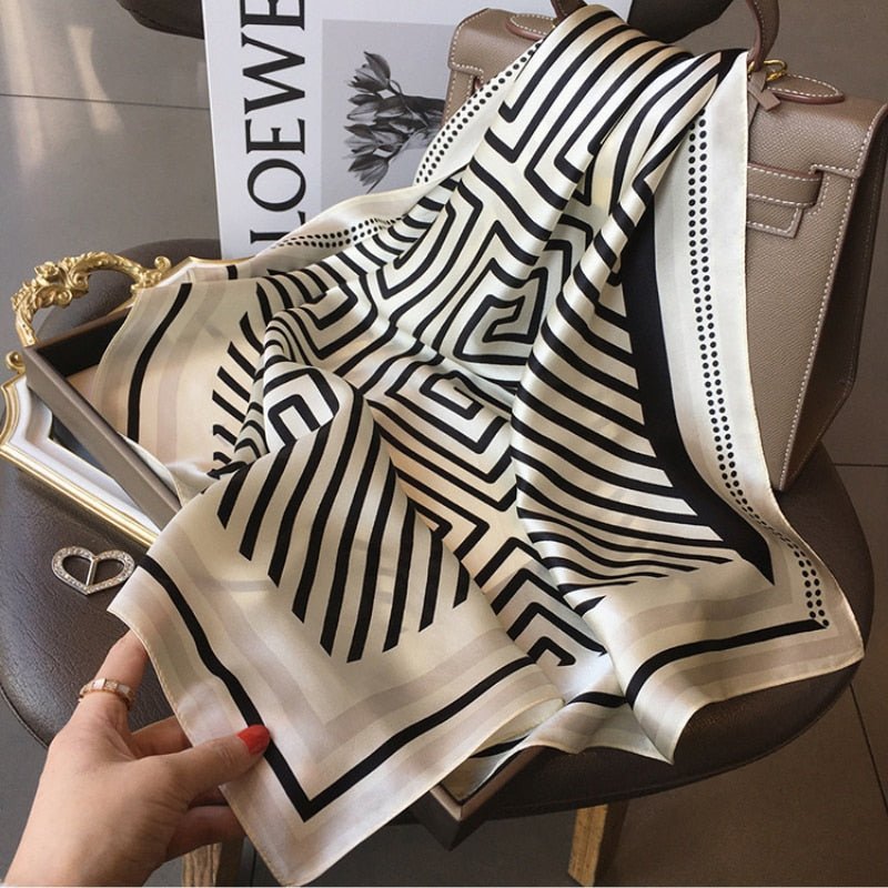 Pañuelo 100 % Seda Original Mujer | La Parisienne