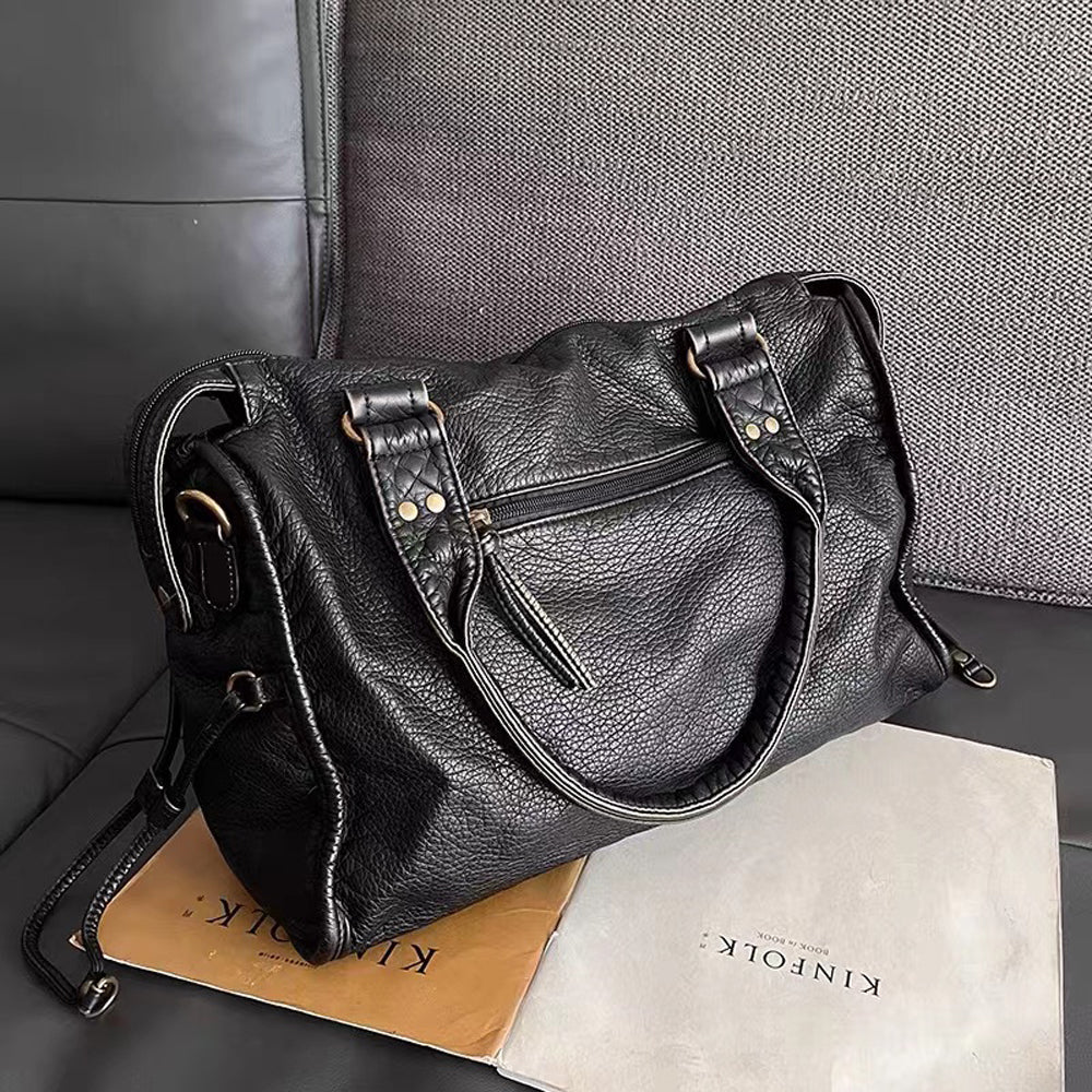 Bolso de Mano Negro para Clases – RACHEL