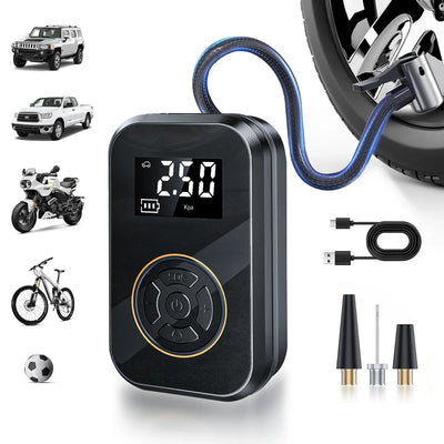 Dmax | Compresor AirVolt Go | Inalámbrico y Recargable | Presión de los Neumáticos y Banco de Energía Todo en Uno | Compacto y Portátil