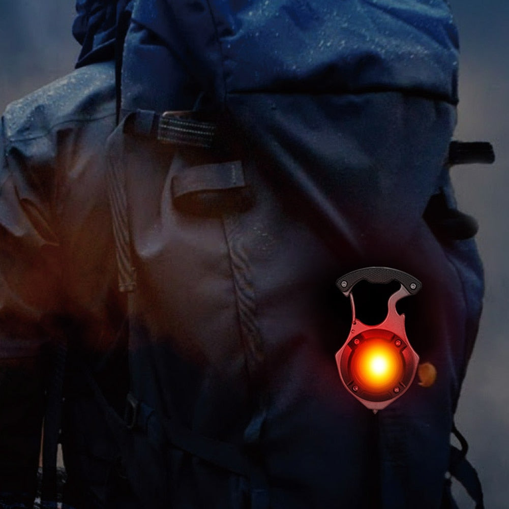 Linterna multifuncional 7 en 1 | Luz portátil para camping y emergencia