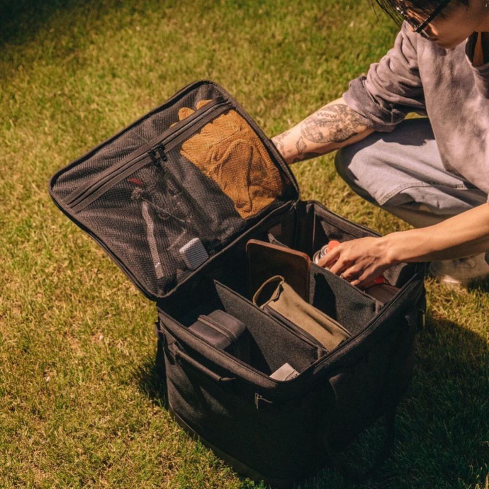 Bolsa de almacenamiento para camping | Organizador con múltiples compartimentos