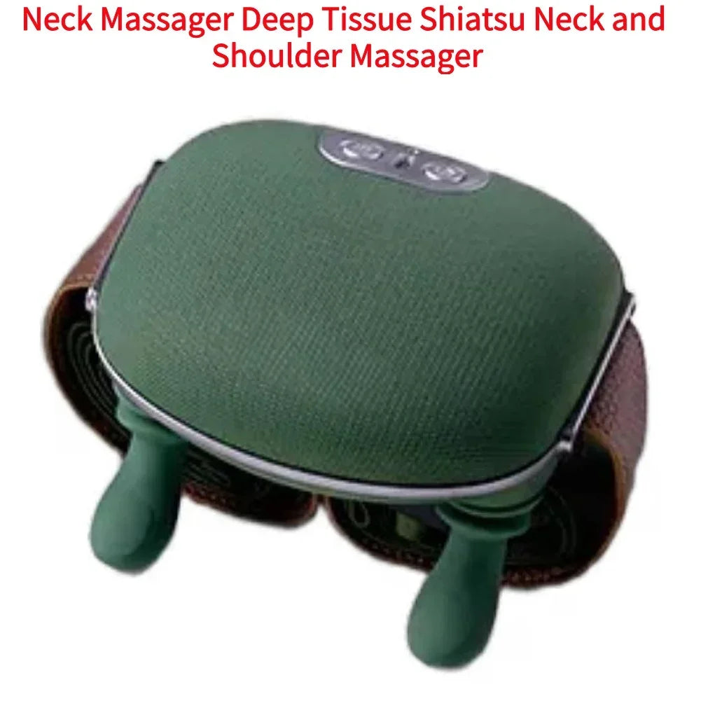 Masajeador Cervical Eléctrico Shiatsu para Cuello y Hombros con Amasado Profundo — B