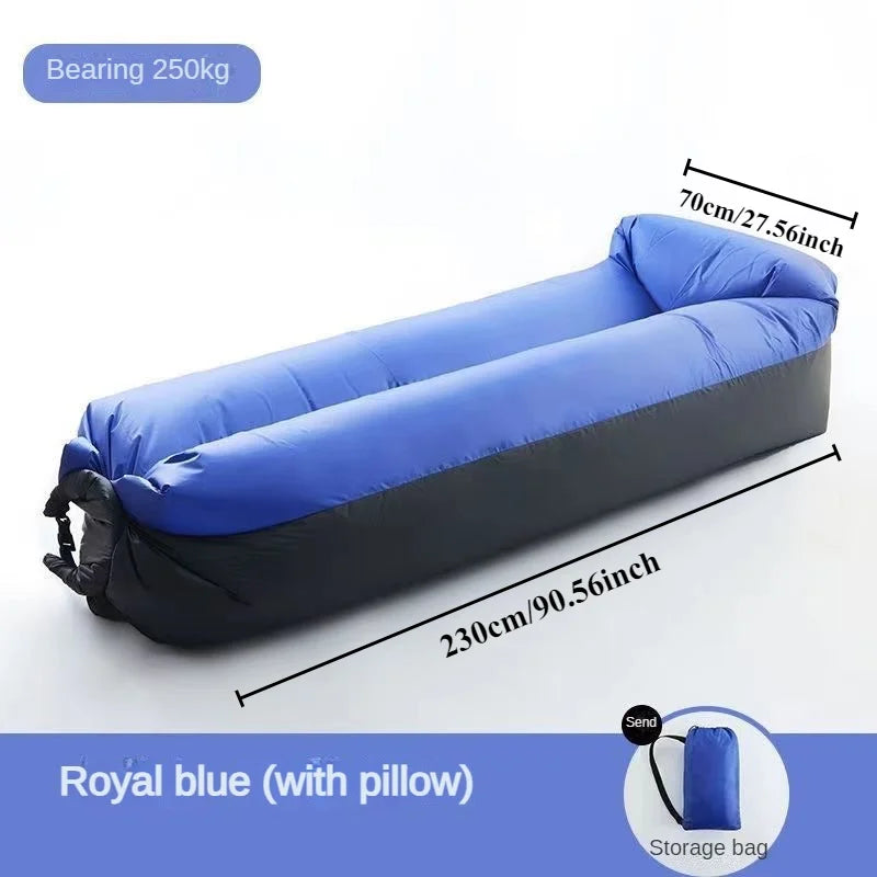 Sofá inflable portátil para exterior | Para camping y playa