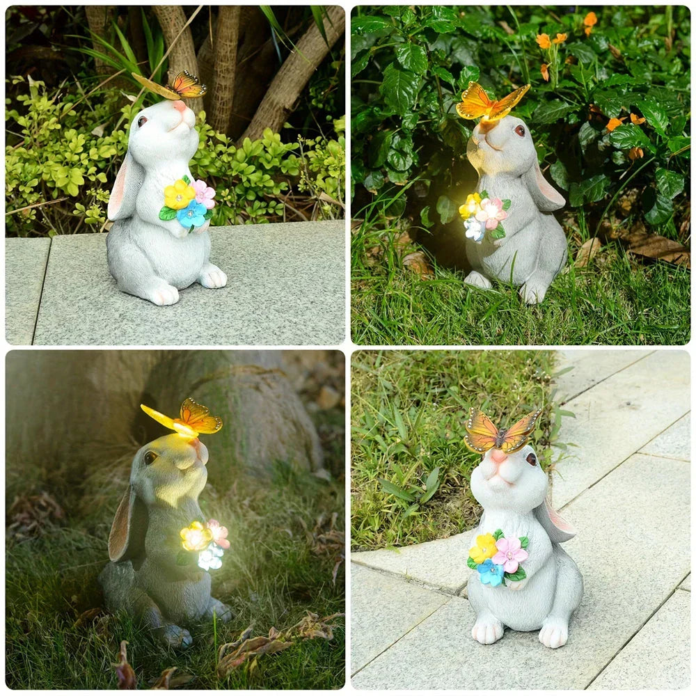 Luz de jardín decorativa con figuras | Iluminación exterior ambiental